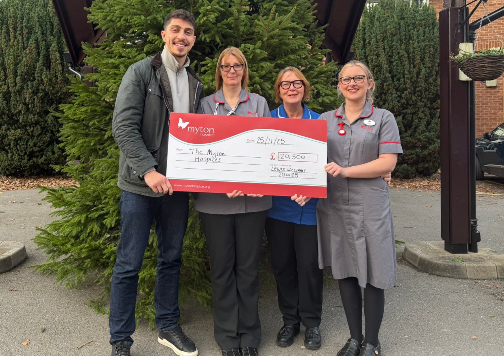 Lewis Williams representing Myton Hospices